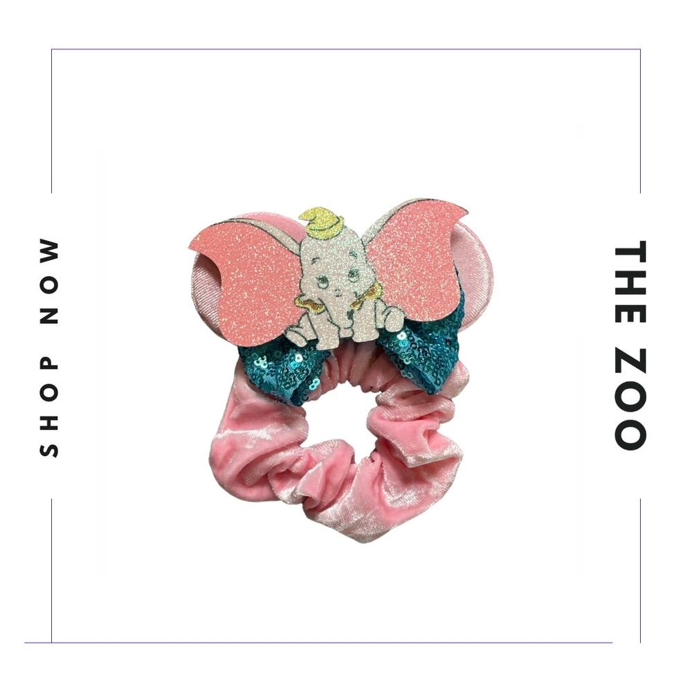 Scrunchie with Mouse Ears Dumbo‎